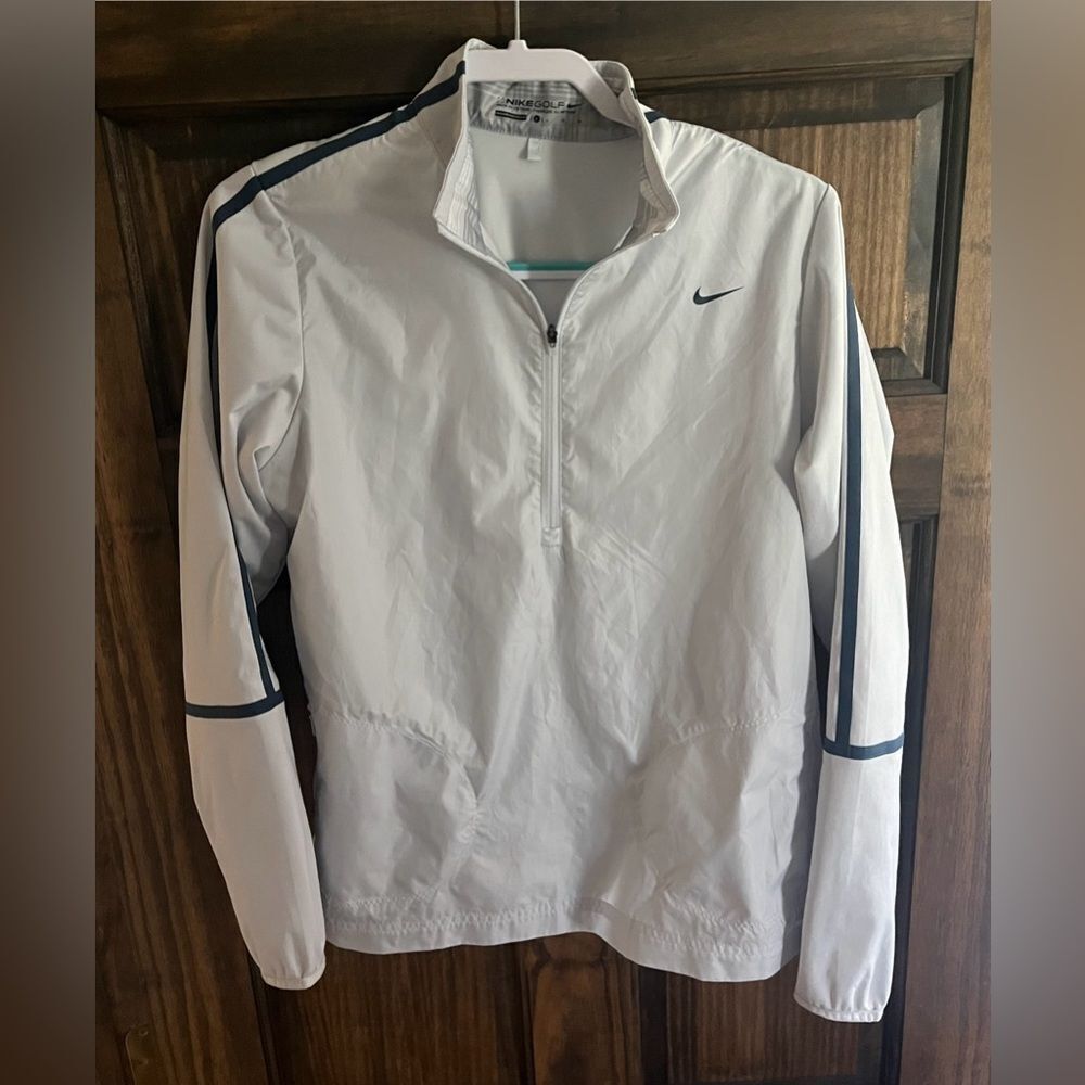 Nike Pullover Women Size Large Lightweight Light Gray​ - Picture 2 of 4